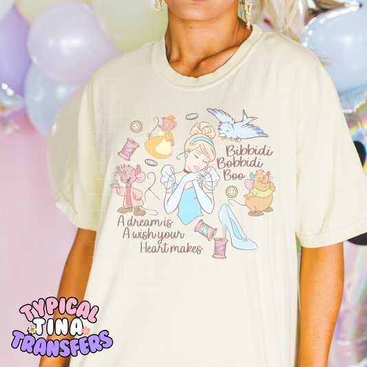 Cind Light Airy Drawing | DTF Screen Print | POD