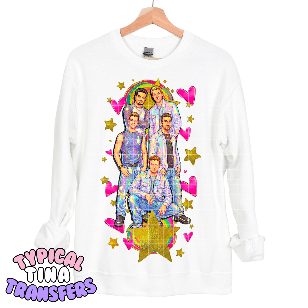 Sync boy group = Rainbow | DTF Transfers | POD