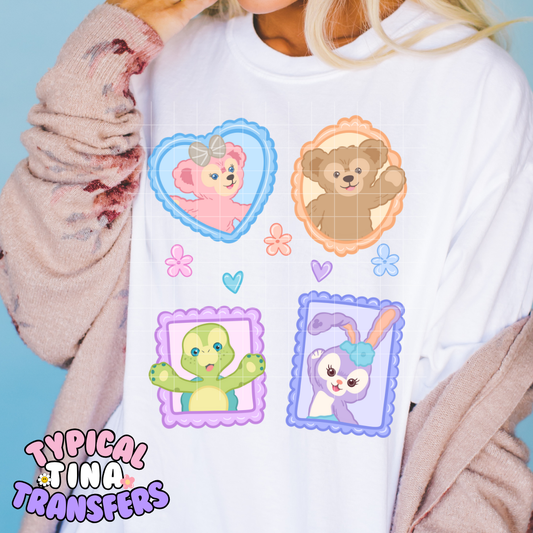 Duff Bear Frames | DTF Transfer | POD