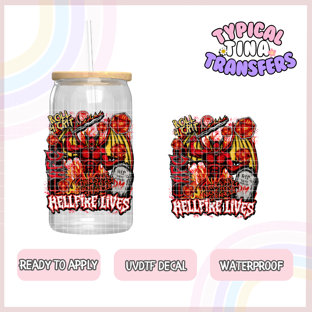 UVDTF Decal | 4" decals | POD