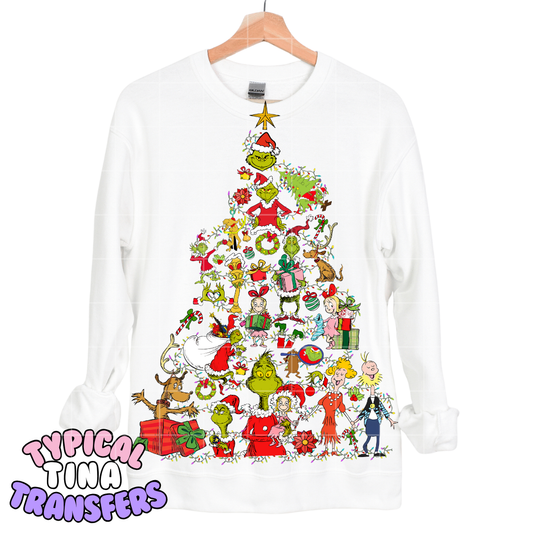 Gr!nchy Tree | DTF Screen Print | POD