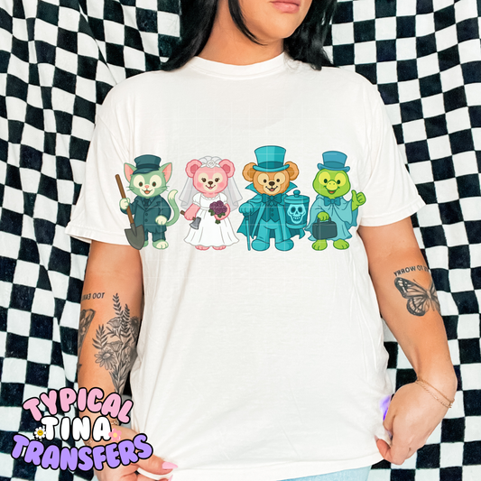 Duf & bears Haunted Group | DTF Transfer | POD