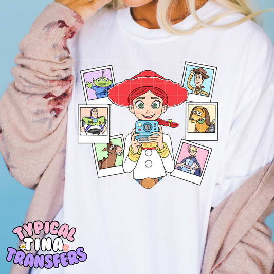 Dis Character Polaroids | DTF Transfer | POD