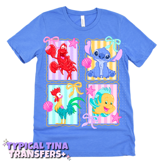 Sidekick Coquette Stripes | DTF Transfers | POD