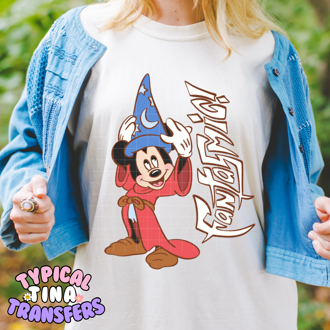 Fantasmic Mouse | DTF Screen Print | POD - choose design