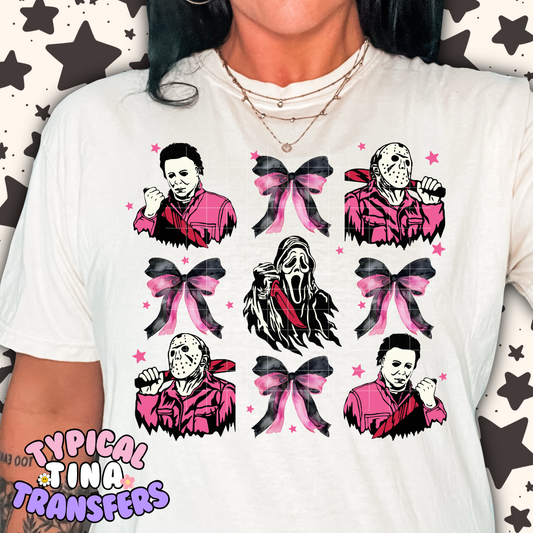 Horror Coquette (pink) | DTF Transfer | POD