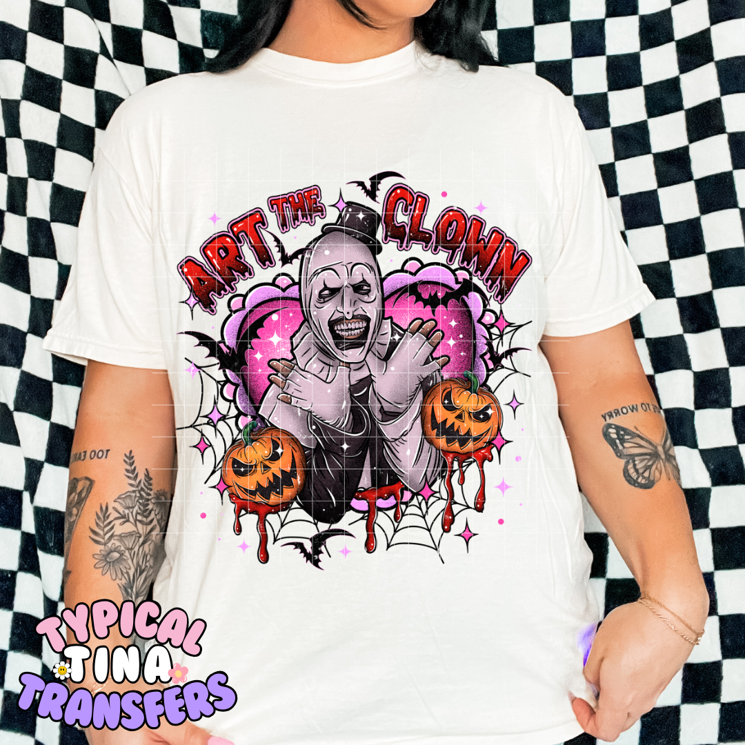 Clown Art | DTF Transfer | POD
