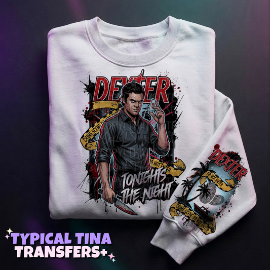 Dex tonights the night | DTF Transfers | POD