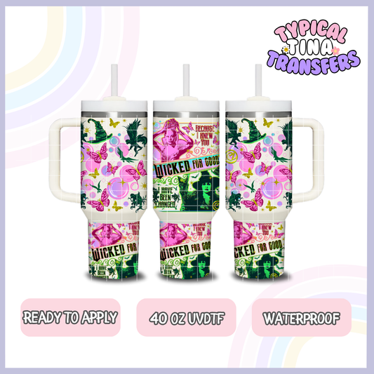 Wick 4 Good | 40oz UVDTF Wrap | POD