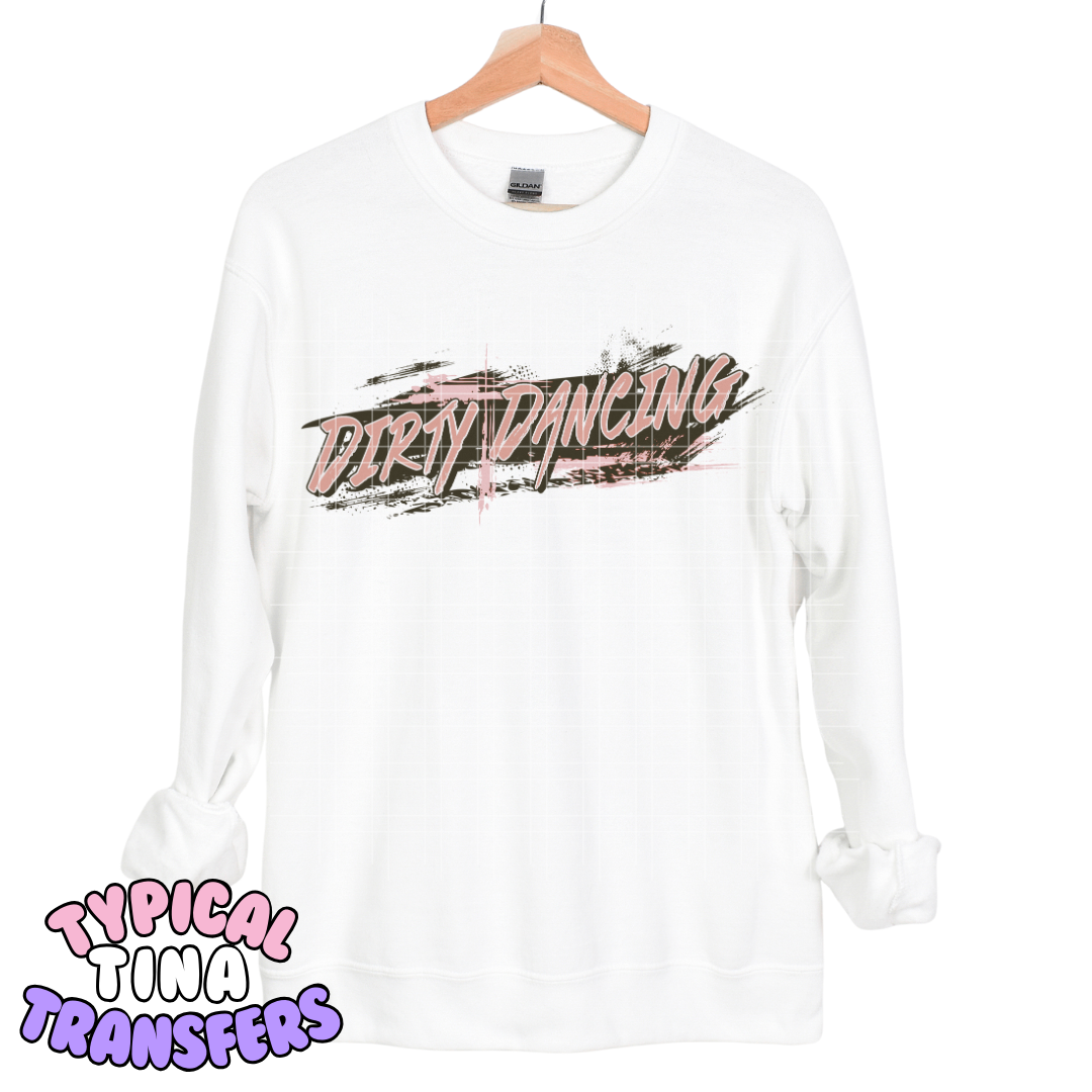 Pink and Grey Dirt Dance | DTF Transfers | POD