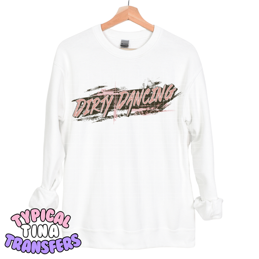 Pink and Grey Dirt Dance | DTF Transfers | POD