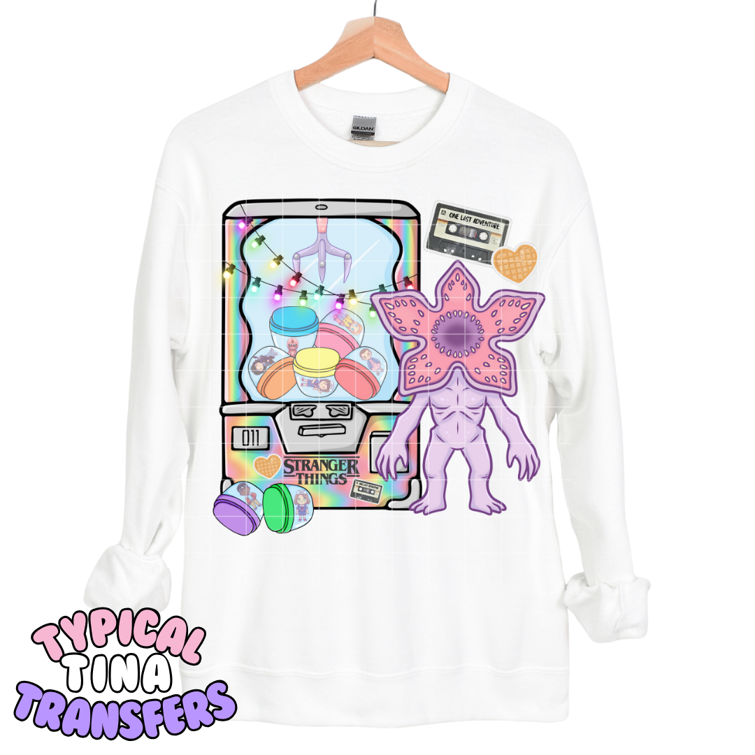 ST Monster and the claw machine | DTF Transfers | POD