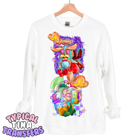 Alice and characters (bright) | DTF Transfers | POD