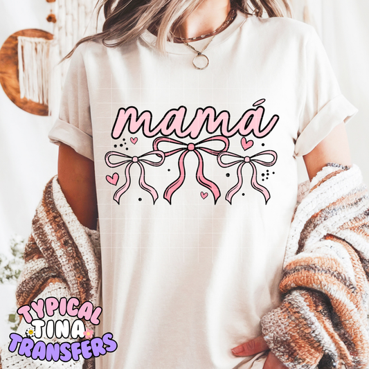 Mama (Spanish) pink | DTF Screen Print | POD