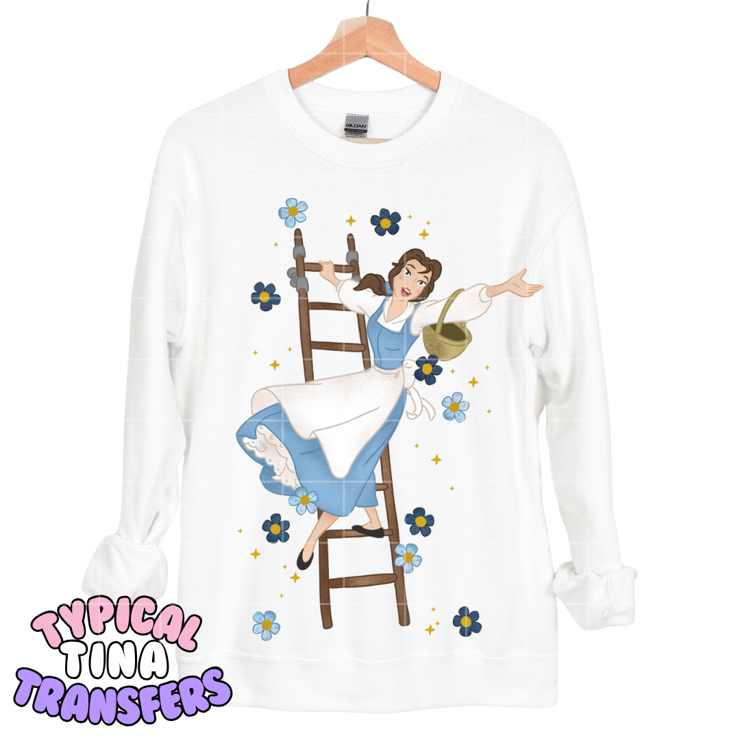 Princesses with florals - choose design | DTF Transfers | POD