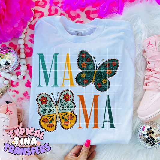mama butterflies | DTF Transfer | POD