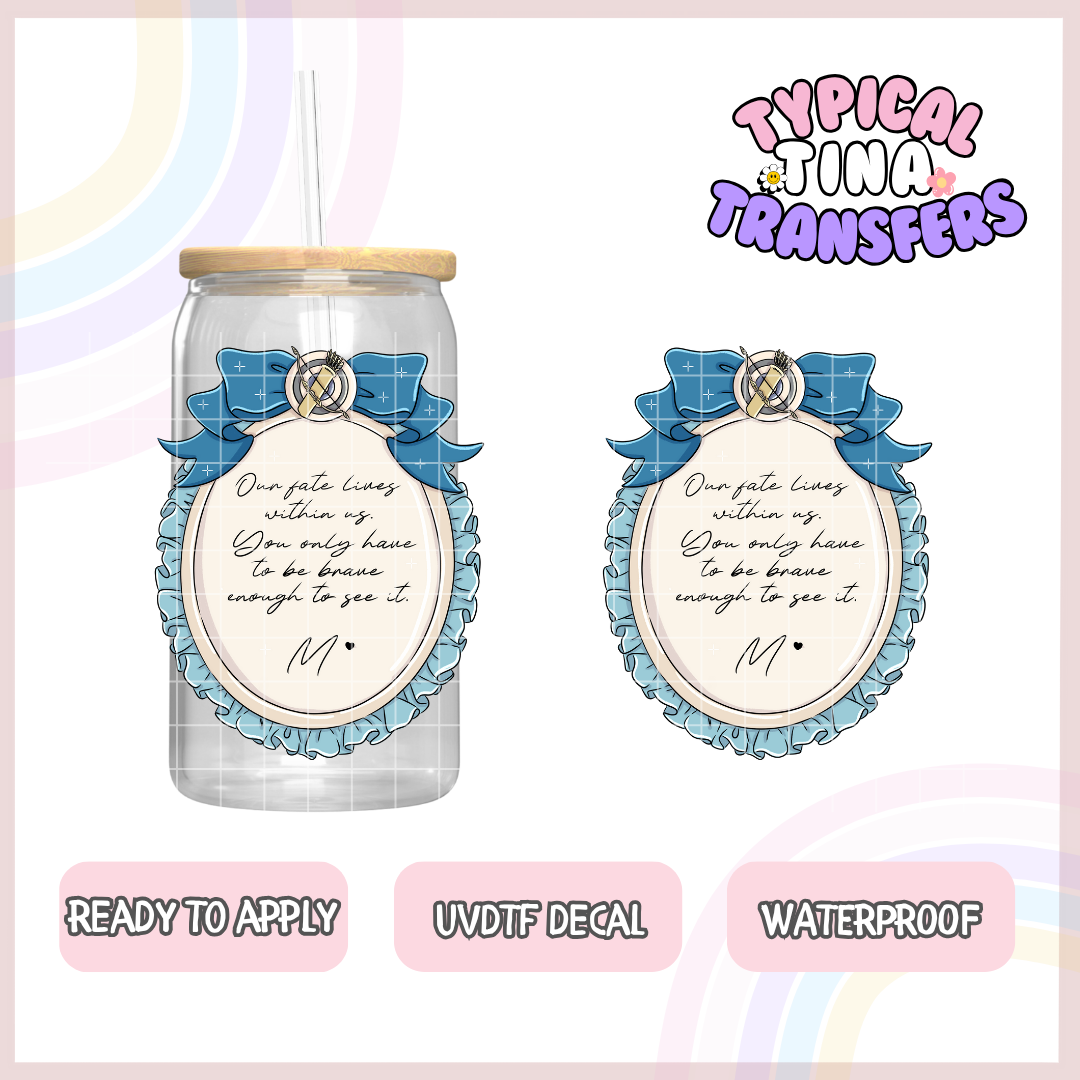 UVDTF Decal | 3"-4" decals | POD - Princess quotes choose design