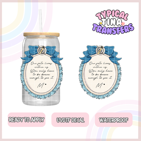 UVDTF Decal | 3"-4" decals | POD - Princess quotes choose design