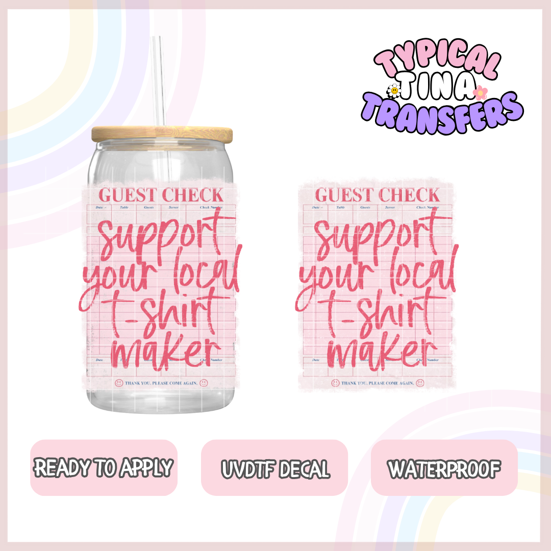 UVDTF Decal | 4" decals | POD