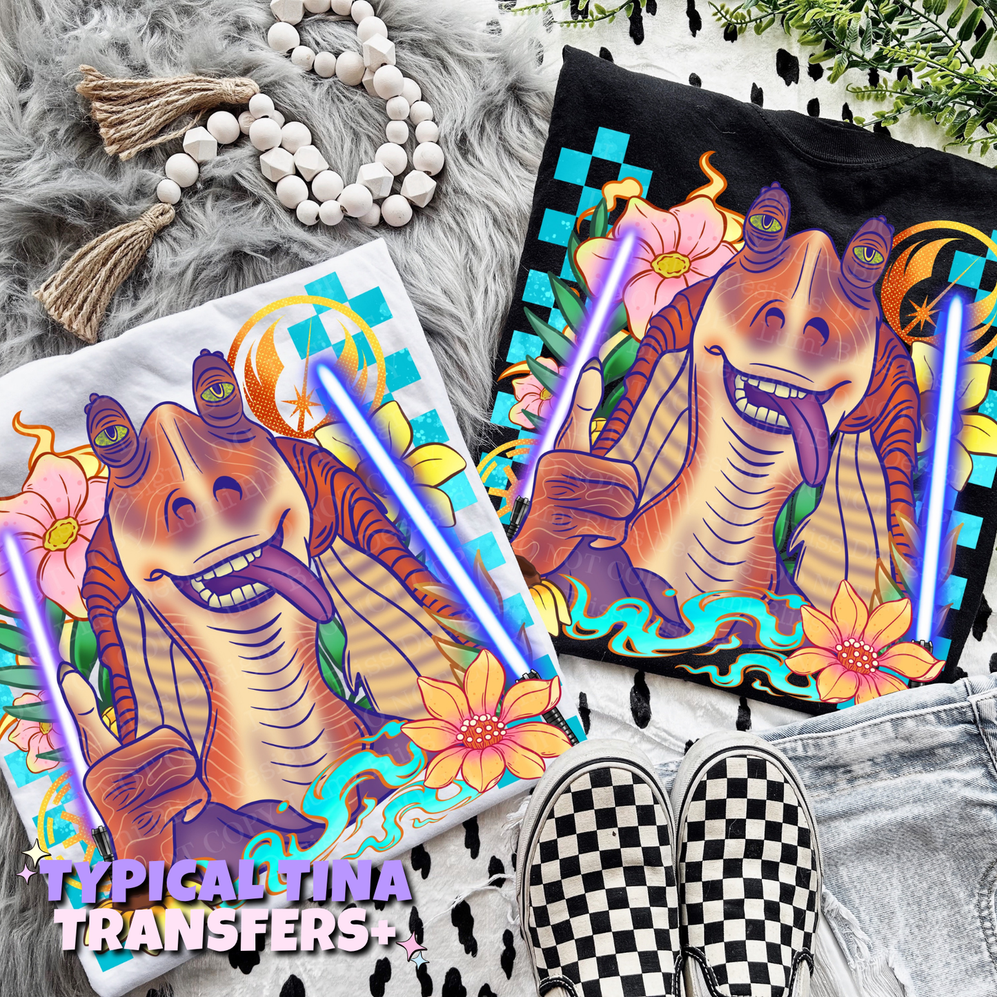 SW - Jar J B | DTF Transfers | POD