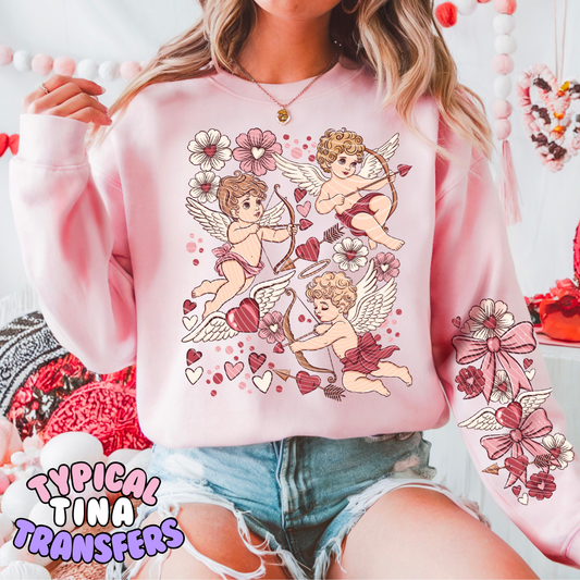 Cupids with bow and arrows | DTF Transfers | POD