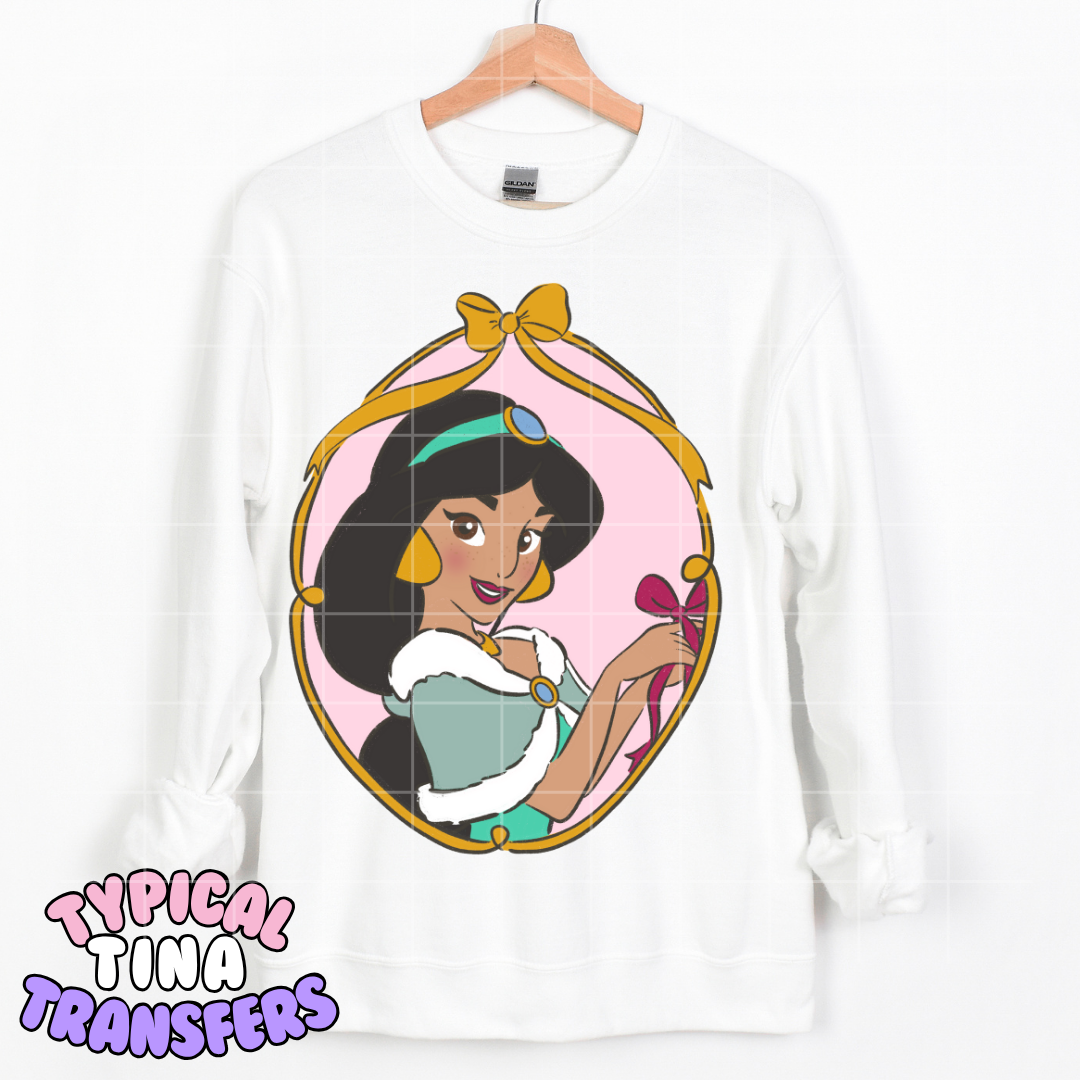 Holiday Princess Frames | DTF Transfer | POD - pick the design