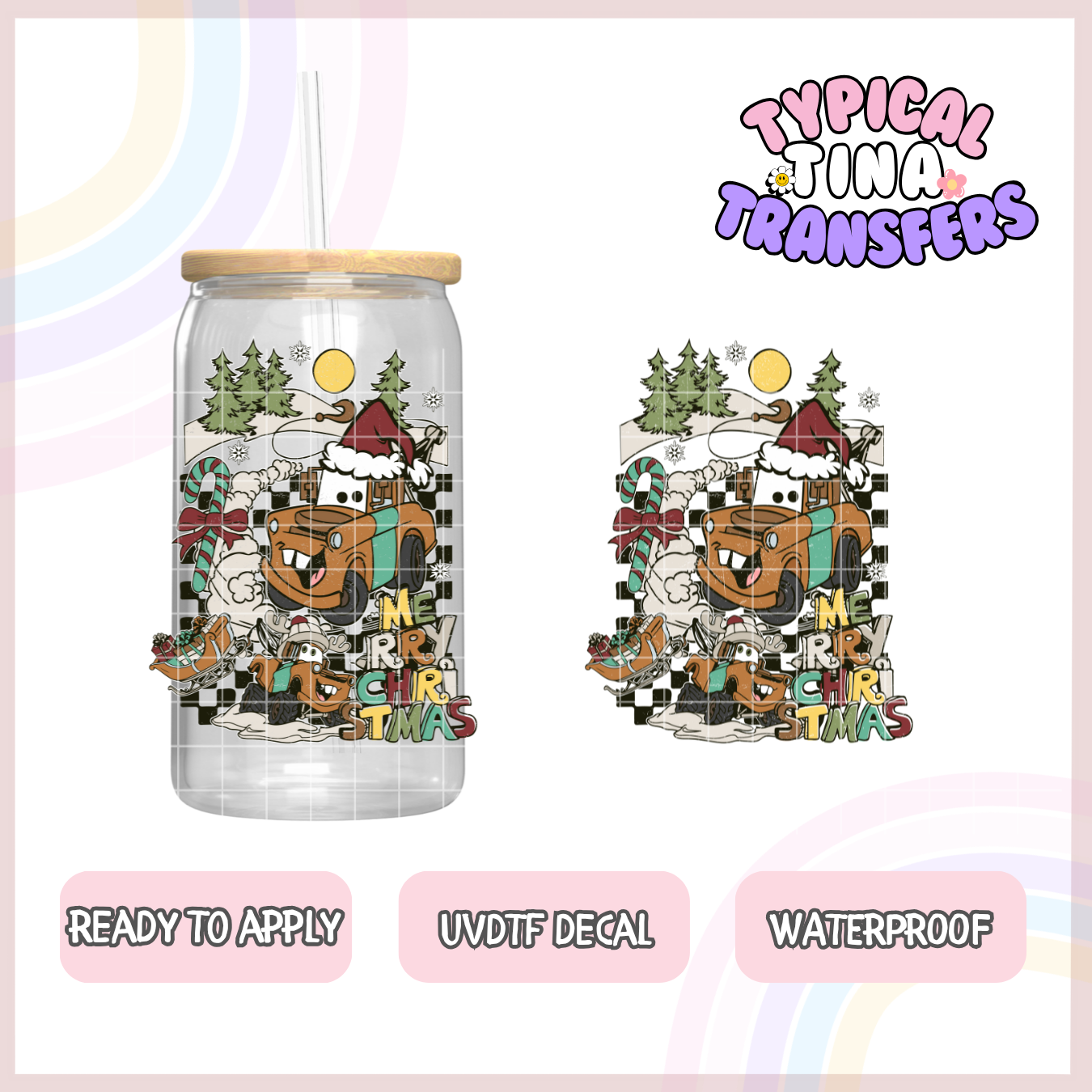 UVDTF Decal | 3"-4" decals | POD