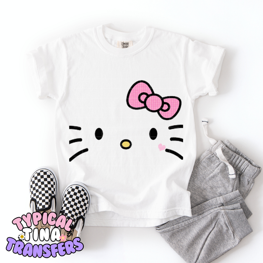 H Kitty Face | DTF Transfer | POD
