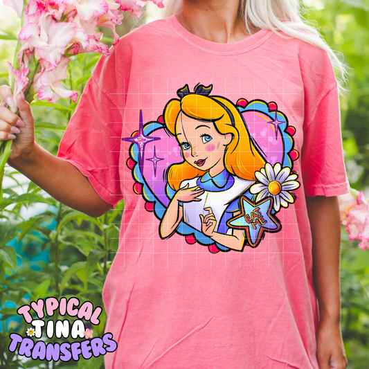 Just Alice | DTF Screen Print | POD