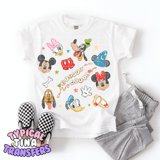 Magical Friends DW bracelet | DTF Transfer | POD