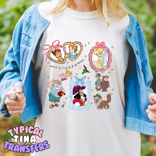 P Pan Locket and Frames | DTF Screen Print | POD