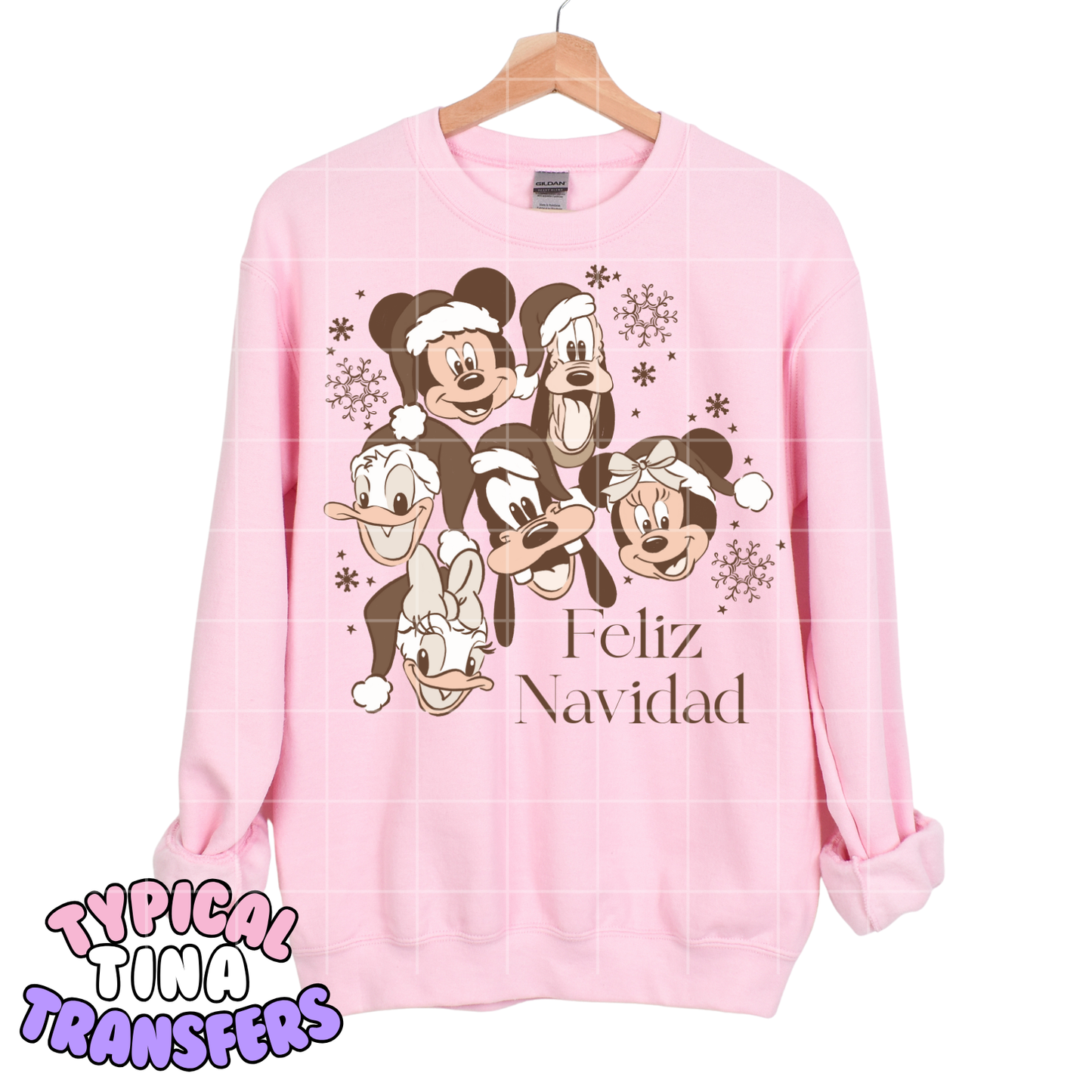 Sensational 6 - Christmas (brown tones) | DTF Transfer | POD