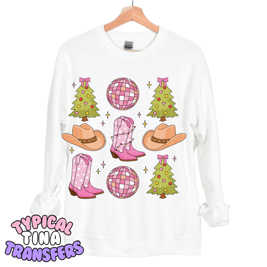 Cowboy Christmas | DTF Transfers | POD