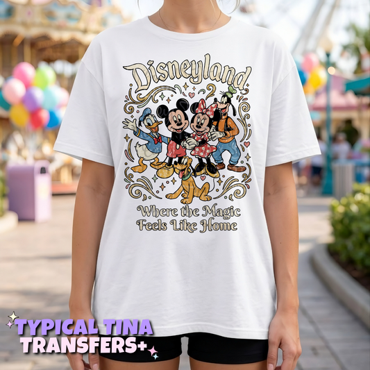 Where the magic feels like home | DTF Transfers | POD