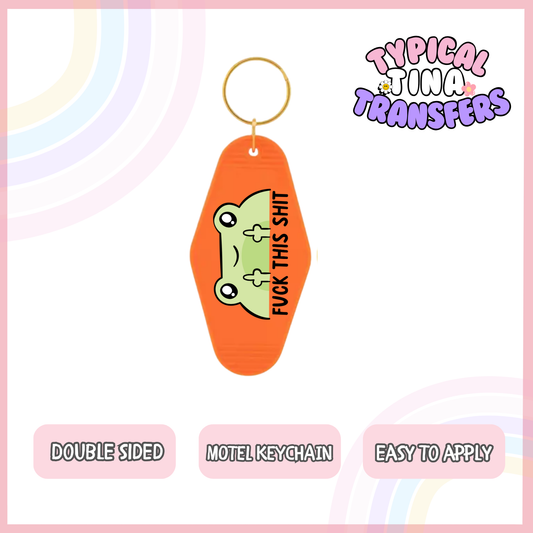 MK71 | UV Motel Keychain | POD - set of 5