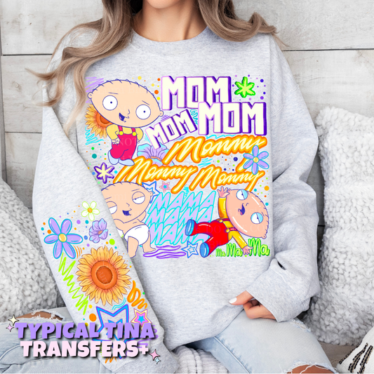 Mom Mom Mom | DTF Transfers | POD