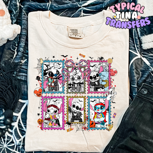 St!tch Halloween dress up stamps | DTF Transfer | POD