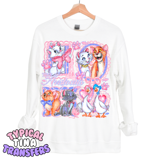 Marie in Pink Frames | DTF Transfers | POD