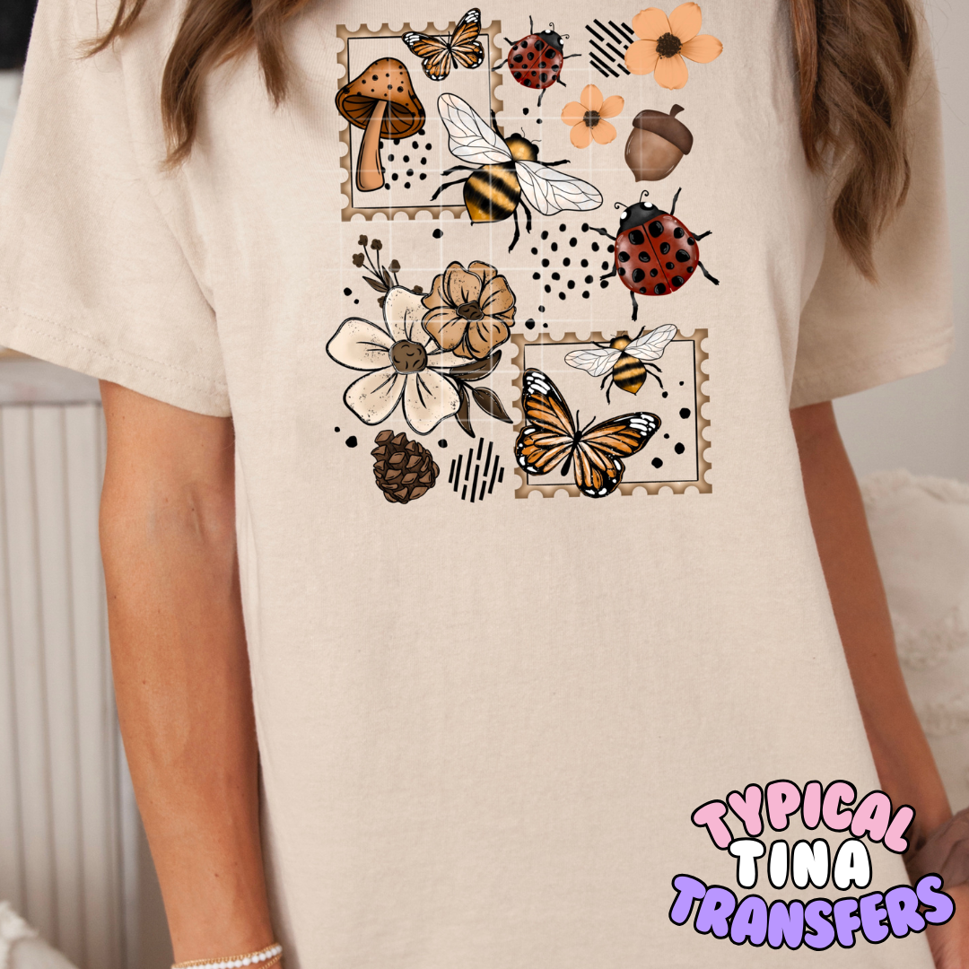 nature stamps | DTF Transfers | POD