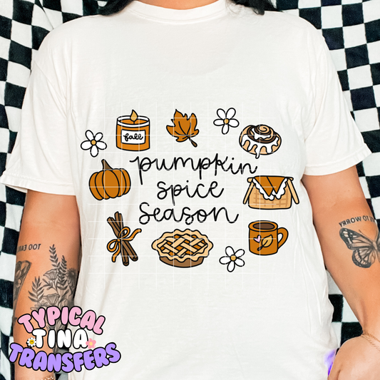 Pumpkin Spice Season | DTF Transfer | POD