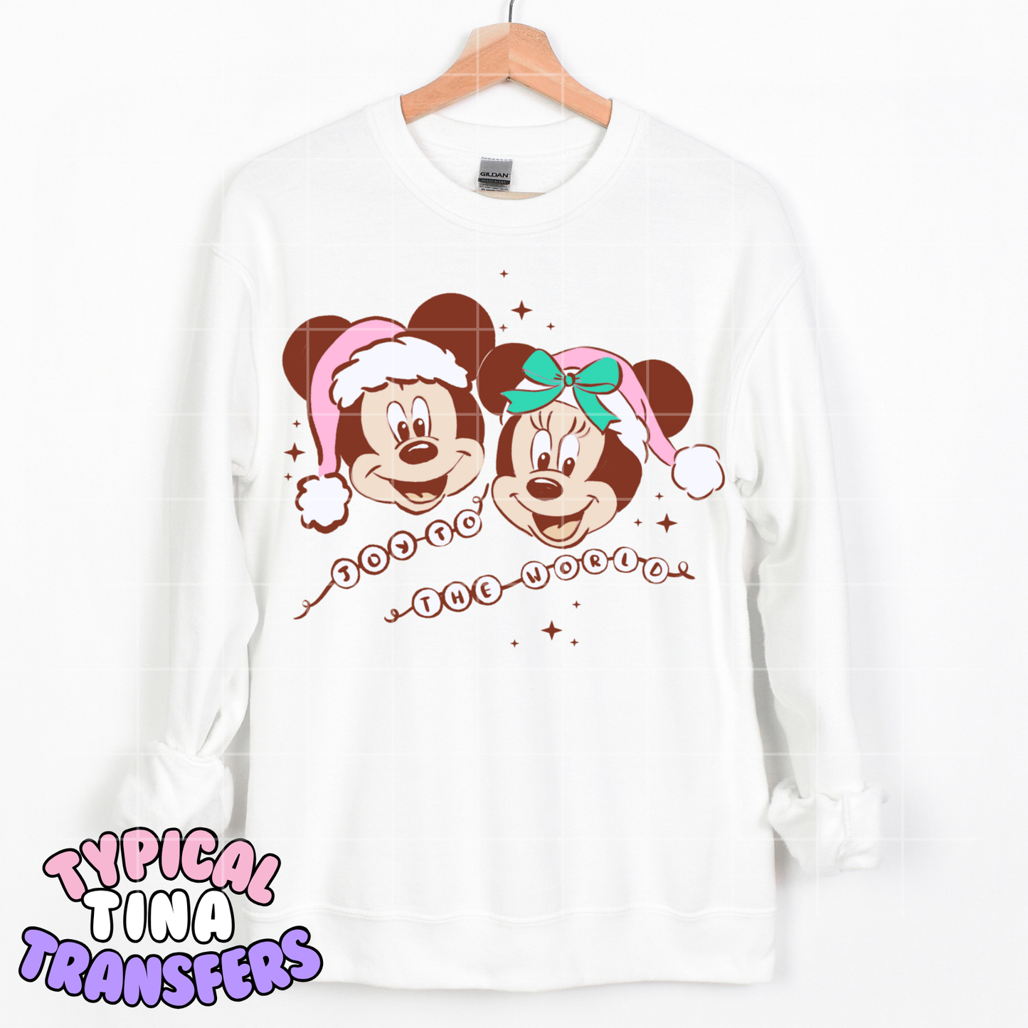 Sensational 6 - Christmas (pink tones) | DTF Transfer | POD