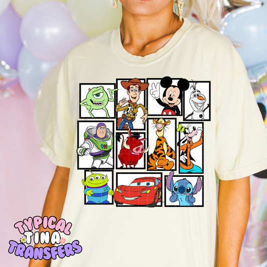 Patch Mural Group | DTF Screen Print | POD