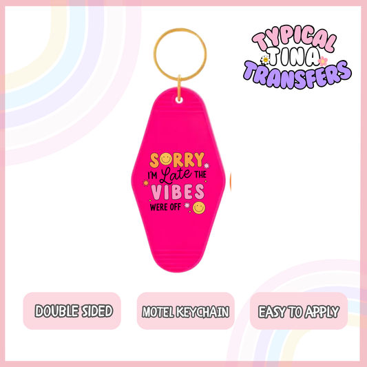 MK74 | UV Motel Keychain | POD - set of 5