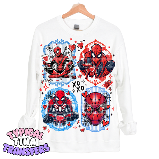 Spider dude 4 frames | DTF Transfers | POD