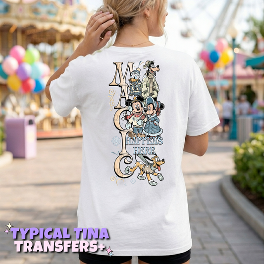 Winter magic never melts | DTF Transfers | POD