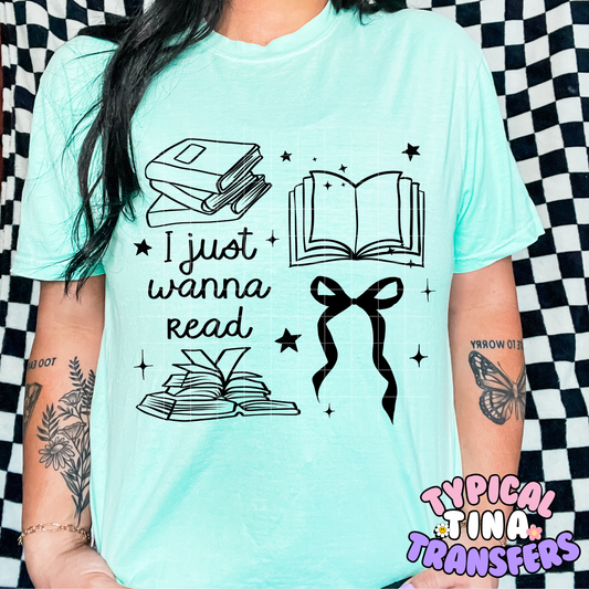 I just want to read doodle | DTF Transfer | POD