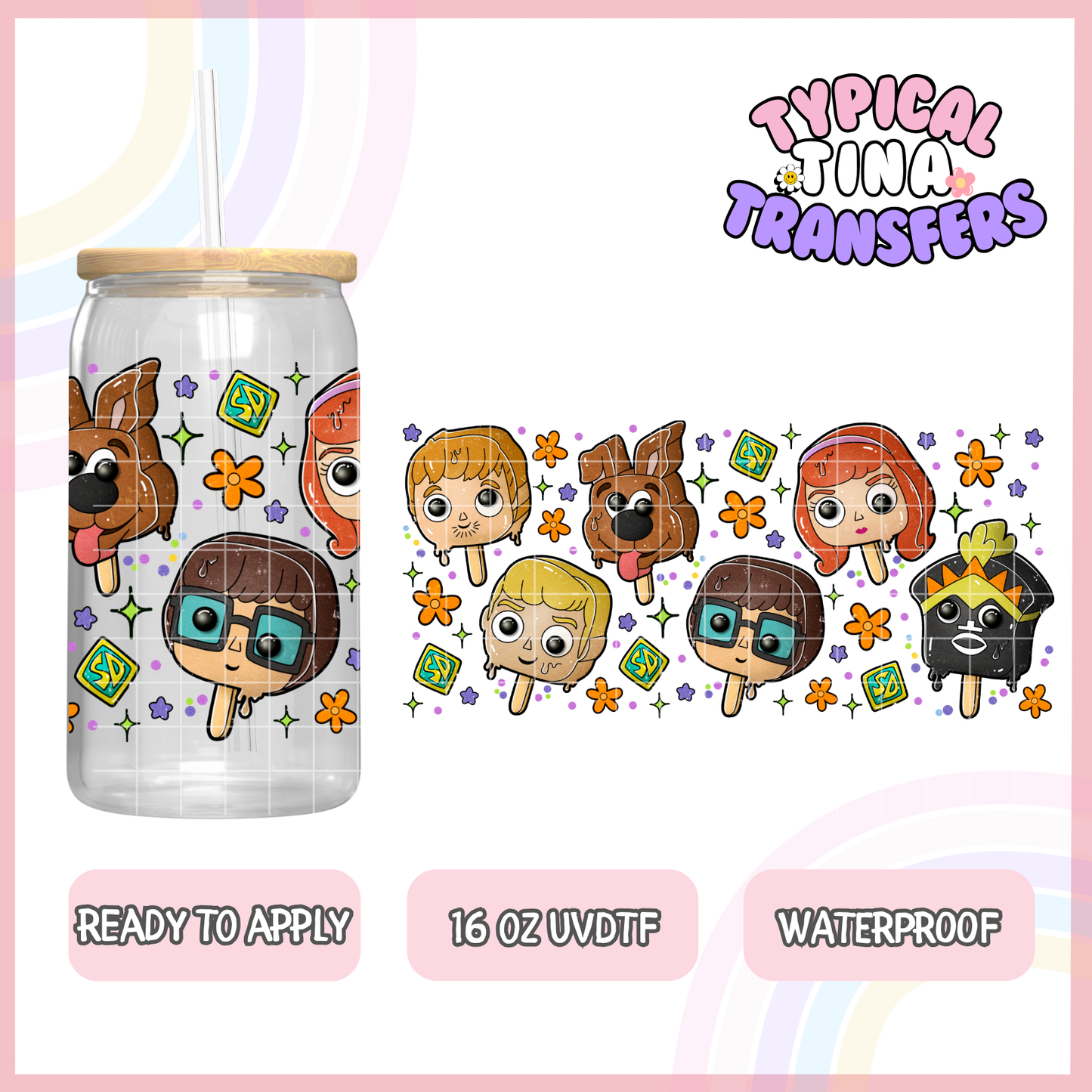 UVDTF #1601 | 16oz UVDTF Wrap | POD
