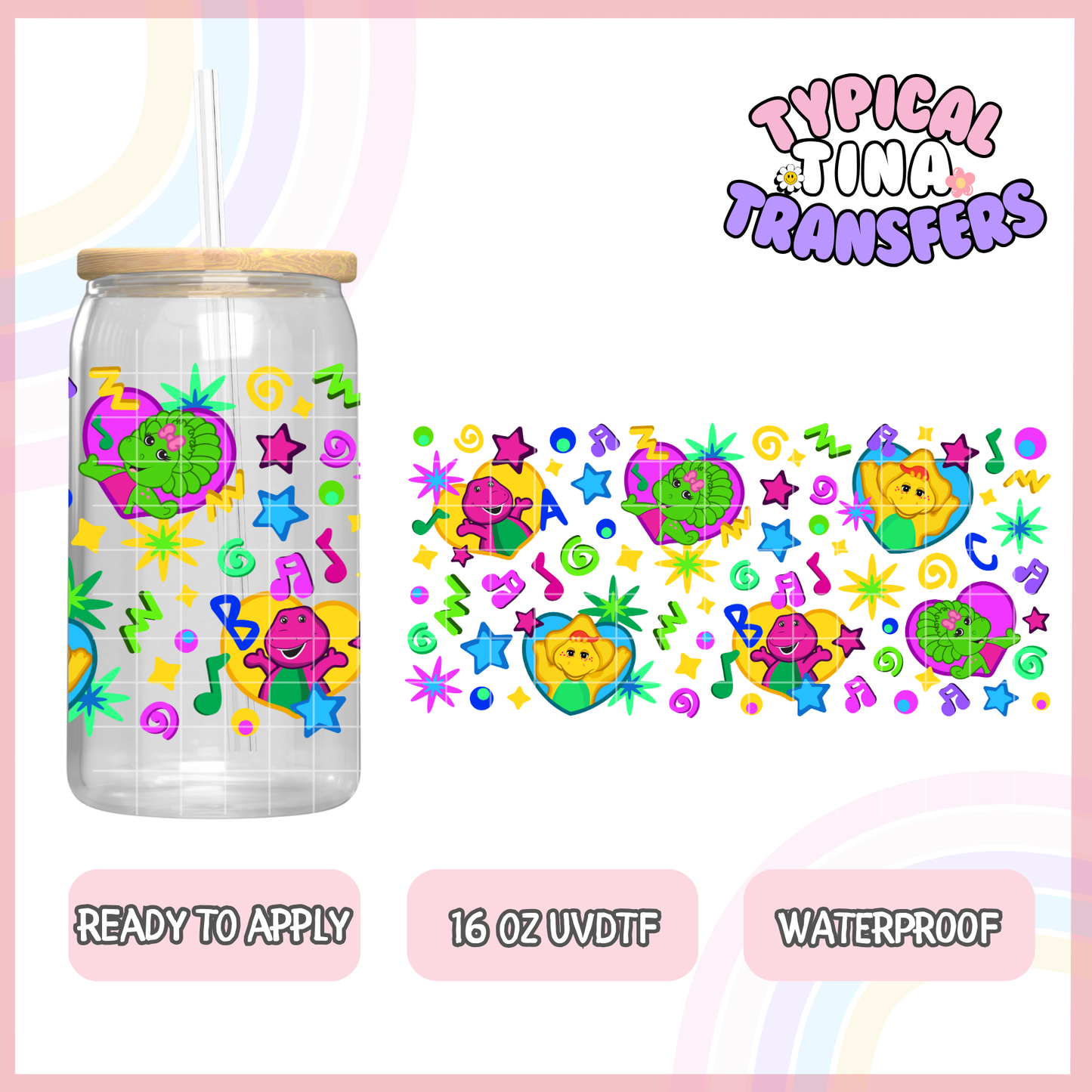 UVDTF #1738 | 16oz UVDTF Wrap | POD