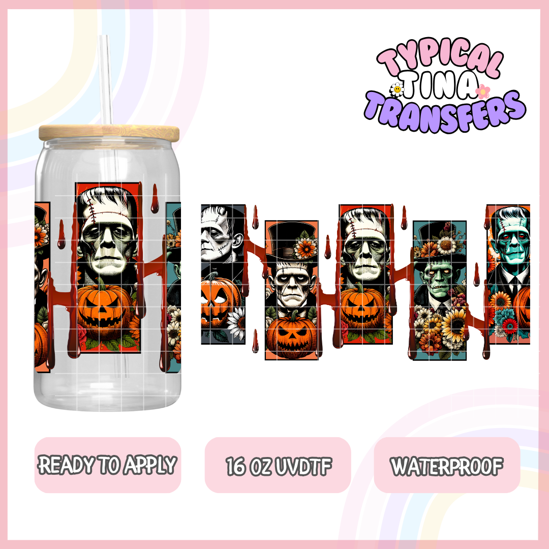 UVDTF #7699 -7713 | 16oz UVDTF Wrap | POD