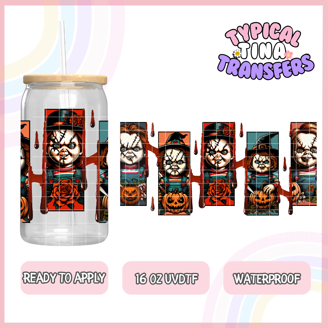 UVDTF #7699 -7713 | 16oz UVDTF Wrap | POD